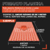 Malla Medestuk - M.Gr <br> 62x25x9x3 Galvanizada <br> de [ 1x3 ] metros - Imagen 4