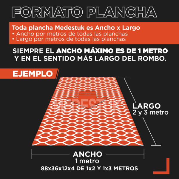 Malla Medestuk - M.Gr<br> 88x36x12x4 <br> de [ 1x2-1x3 ] metros - Imagen 4