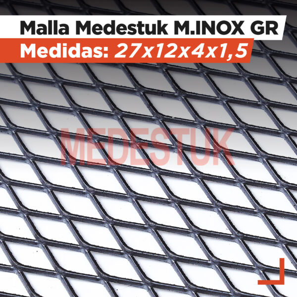 Malla Medestuk - M. Inox In <br> Inoxidable Intermedia <br> 27x12x4x1,5 de [ 1x3 ] metros