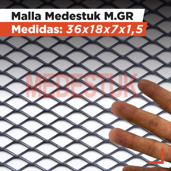 Malla Medestuk - M.In <br> 36x18x7x1,5 <br> de [ 1x8.5 ] metros (Único)