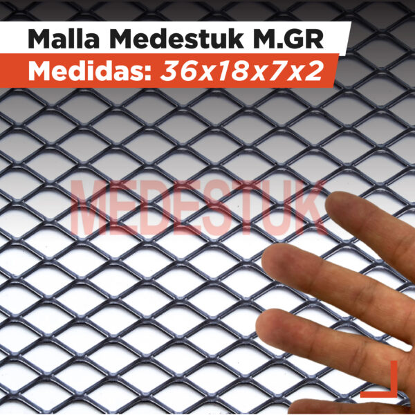 Malla Medestuk - M.In <br> 36x18x7x2 <br> de [ 1x3-1x9 ] metros