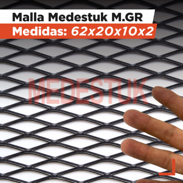 Malla Medestuk - M.In <br> 62x20x10x2 <br> de [ 1x7 ] metros