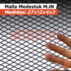 Malla Medestuk - M.In <br> 27x12x4x2 <br> de [ 1x2-1x3-1x10 ] metros
