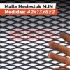 Malla Medestuk - M.Gr <br>42x13x8x2 <br> de [ 1x4,6 ] metros (Formato Especial)