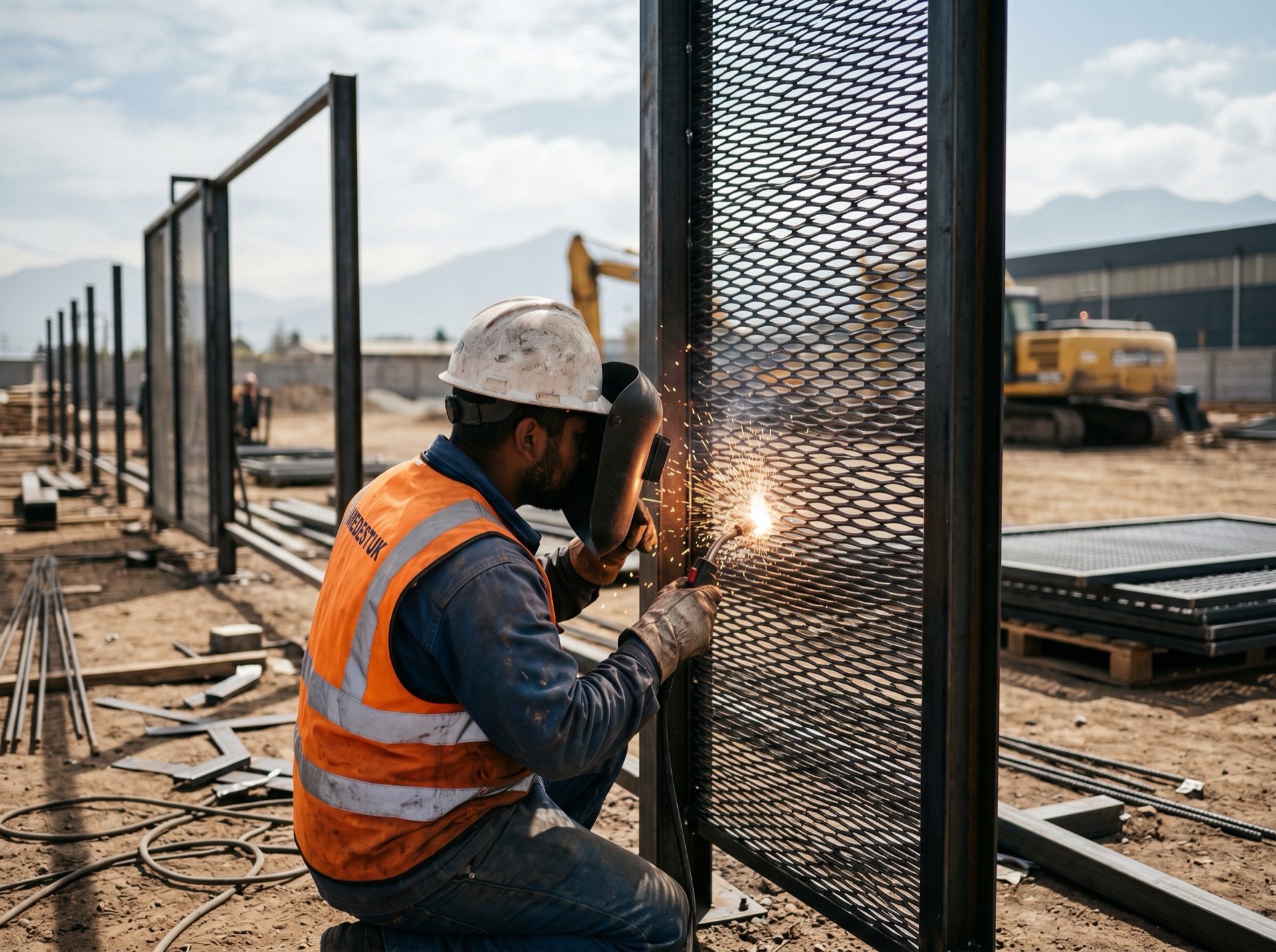 Instalaci&oacute;n malla en obra