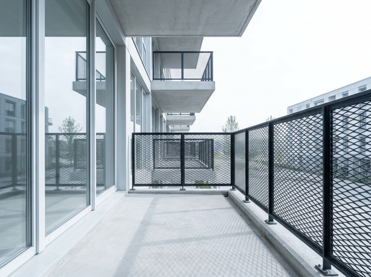 Baranda exterior con Malla Medestuk 36×18
