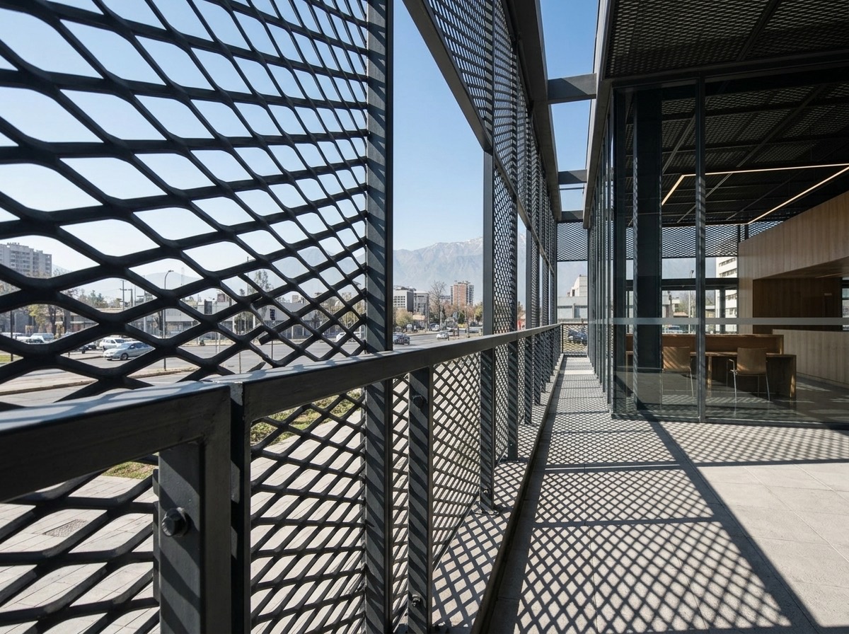 Baranda estructural exterior con Malla Medestuk 50×25
