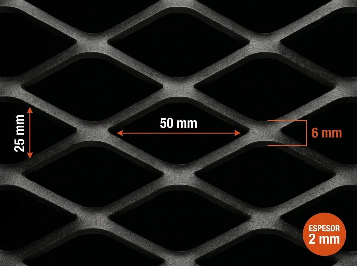 Malla Medestuk M.IN 50x25 — ficha técnica