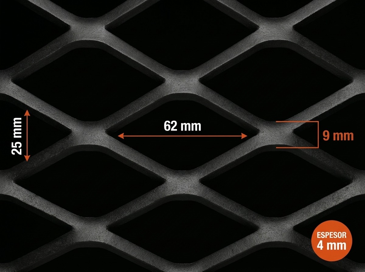 Malla Medestuk Galvanizado 62x25 — ficha técnica